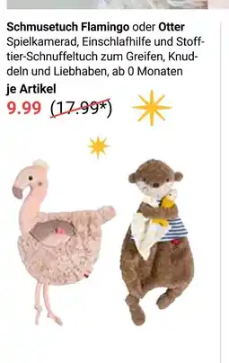 Globus Schmusetuch flamingo Angebot