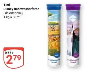 Globus Tinti disney badewasserfarbe blau Angebot