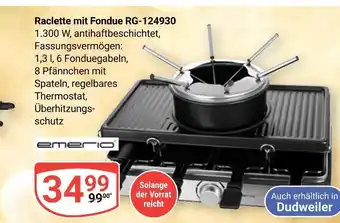Globus Emerio raclette mit fondue rg-124930 Angebot