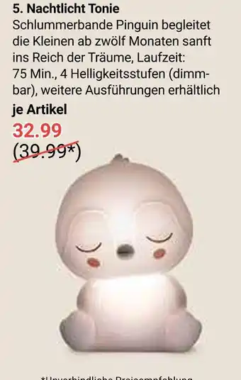 Globus Tonie nachtlicht tonie Angebot