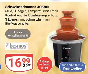 Globus Bestron schokoladenbrunnen acf300 Angebot