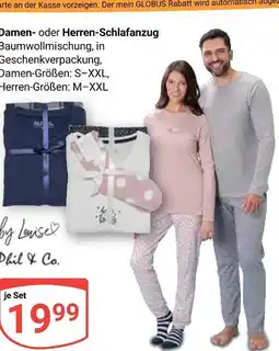 Globus Phil & co. damen-schlafanzug Angebot