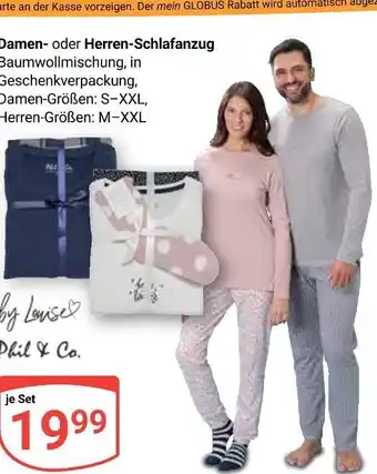 Globus Phil & co. damen-schlafanzug Angebot