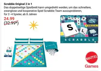 Globus Mattel games scrabble original 2 in 1 Angebot