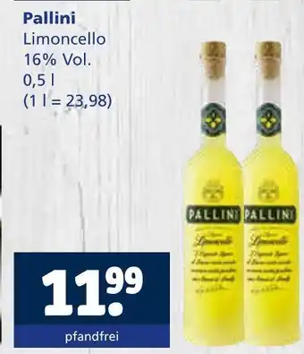 Getränkewelt Pallini limoncello Angebot