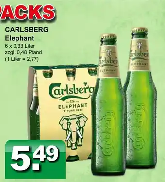 Getränkeparadies Gefromm Carlsberg elephant Angebot