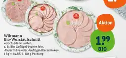 tegut Wiltmann bio-geflügel-lyoner fein Angebot