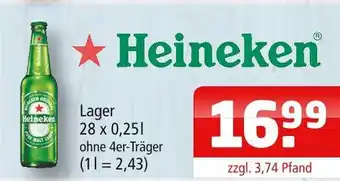 Getränke Oase Heineken lager Angebot