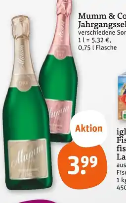 tegut Mumm & co. jahrgangssekt Angebot