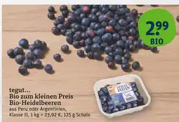 tegut Tegut... bio-heidelbeeren Angebot