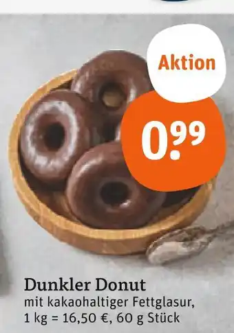 tegut Dunkler donut Angebot