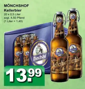 Getränkeparadies Gefromm Mönchshof kellerbier Angebot