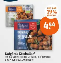 tegut Dafgårds original köttbullar Angebot