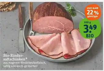 tegut Bio-rindersaftschinken Angebot