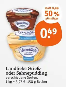 tegut Landliebe grießpudding Angebot