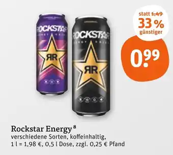 tegut Rockstar energy Angebot