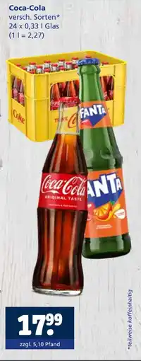 Getränkewelt Coca-cola Angebot