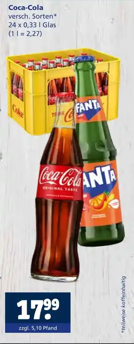 Getränkewelt Coca-cola Angebot