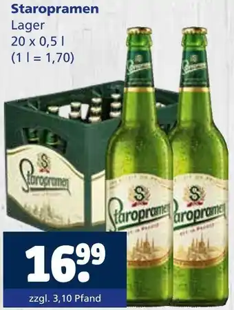 Getränkewelt Staropramen lager Angebot