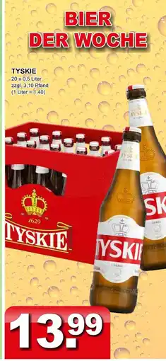 Getränkeparadies Gefromm Tyskie Angebot