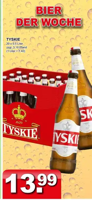 Getränkeparadies Gefromm Tyskie Angebot