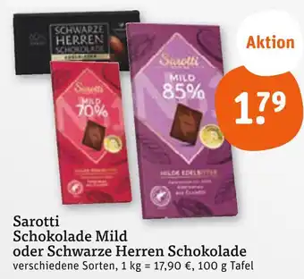 tegut Sarotti schokolade mild 70% Angebot