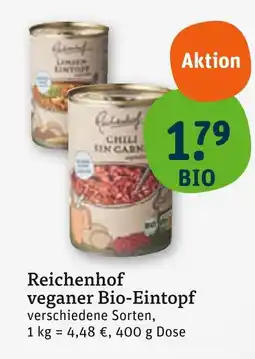 tegut Reichenhof chili sin carne Angebot