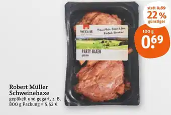 tegut Robert müller schweinehaxe Angebot