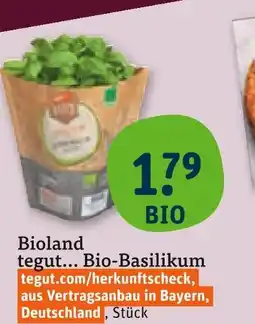 tegut Bioland tegut... bio-basilikum Angebot
