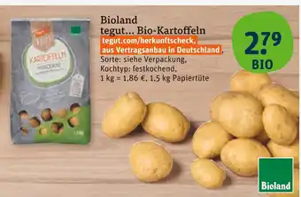 tegut Bioland bio-kartoffeln Angebot