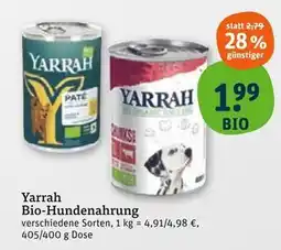 tegut Yarrah bio-hundenahrung paté Angebot