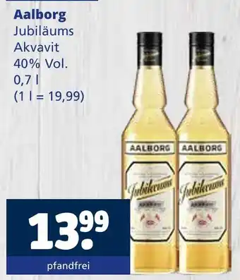 Getränkewelt Aalborg jubiläums akvavit Angebot