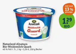 tegut Alnatura bio-weidemilch quark Angebot