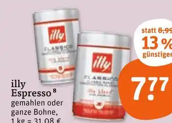 tegut Illy espresso gemahlen Angebot
