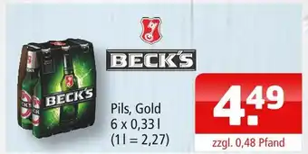 Getränke Oase Beck's pils Angebot
