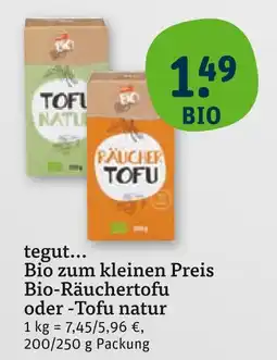 tegut Tegut... bio-räuchertofu Angebot