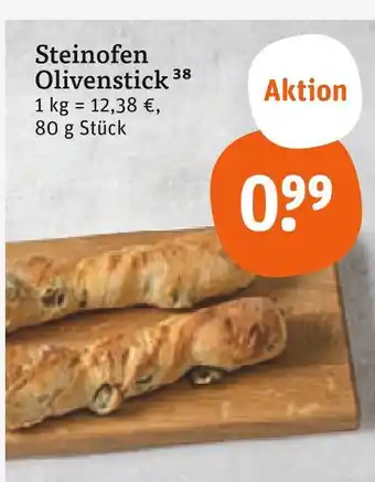 tegut Steinofen olivenstick Angebot