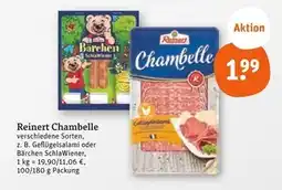 tegut Reinert chambelle geflügelsalami Angebot