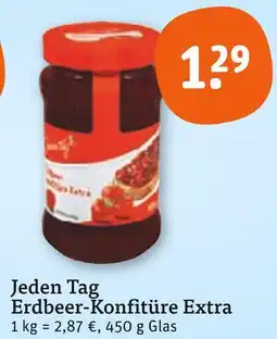 tegut Jeden tag erdbeer-konfitüre extra Angebot