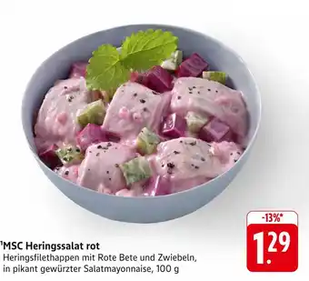 Edeka Msc heringssalat rot Angebot