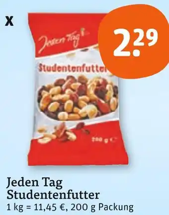tegut Jeden tag studentenfutter Angebot