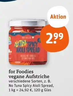 tegut No tuna spicy aioli spread Angebot