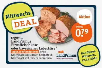 tegut Tegut... landprimus pizzafleischkäse Angebot