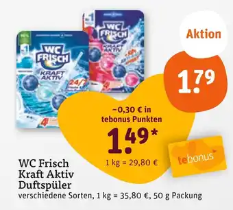 tegut Wc frisch kraft aktiv duftspüler Angebot