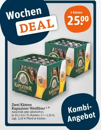 tegut Kapuziner weißbier naturtrüb Angebot
