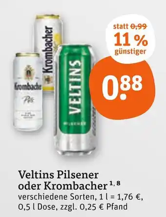tegut Veltins pilsener Angebot