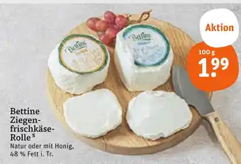 tegut Bettine ziegenfrischkäse-rolle Angebot