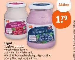 tegut Tegut... joghurt mild himbeere Angebot