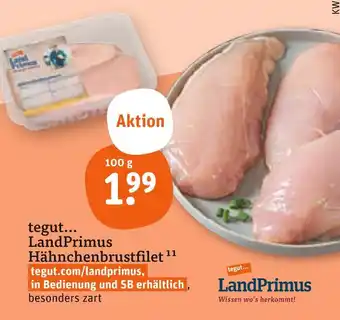 tegut Landprimus hähnchenbrustfilet Angebot