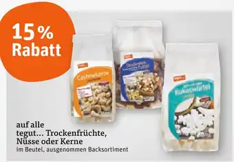 tegut 15 % rabatt Angebot